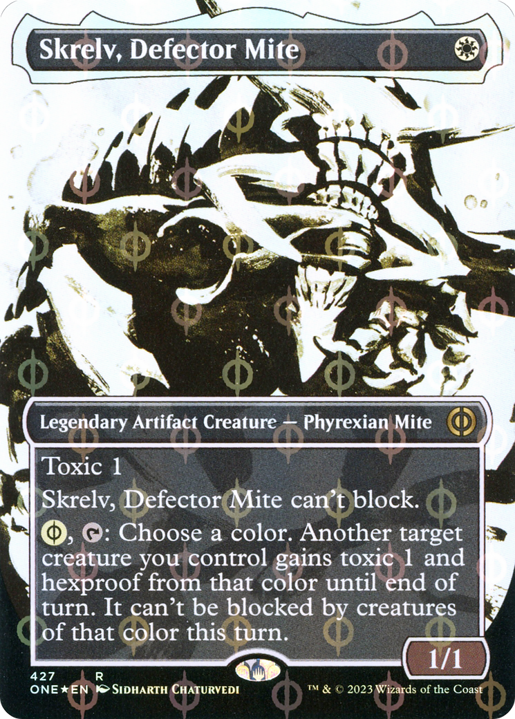 Skrelv, Defector Mite (ONE-427) - : (Showcase) (Borderless) Foil