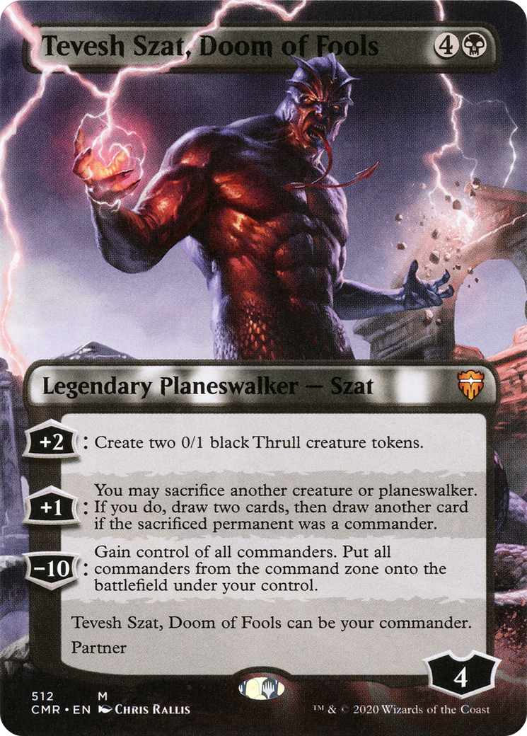 Tevesh Szat, Doom of Fools (CMR-512) -  (Borderless)