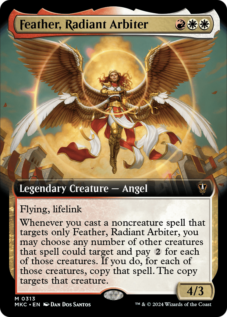 Feather, Radiant Arbiter (MKC-313) - : (Extended Art) Foil