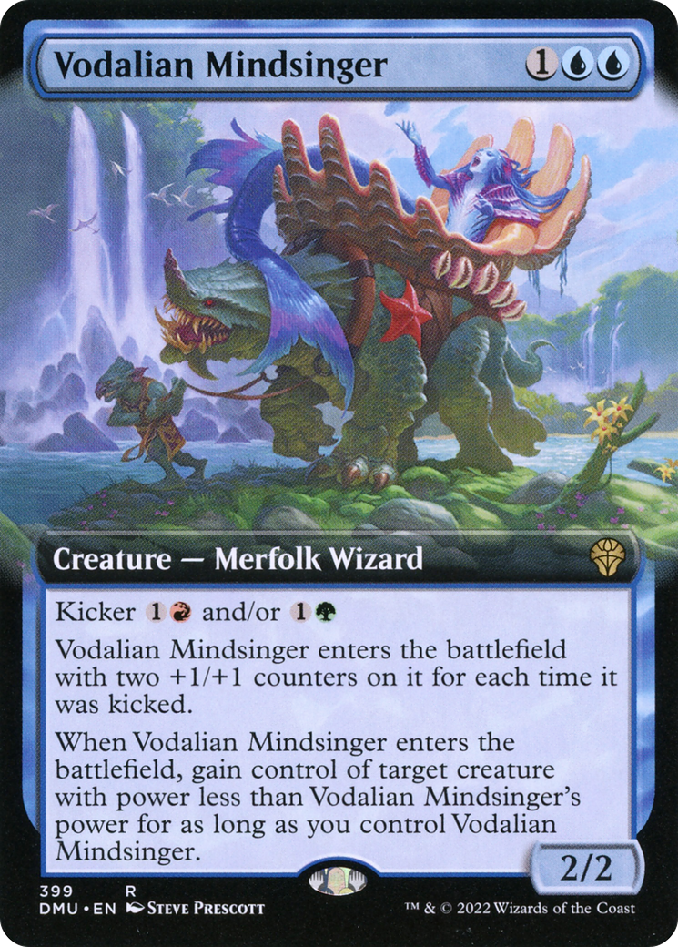 Vodalian Mindsinger (DMU-399) - : (Extended Art) Foil