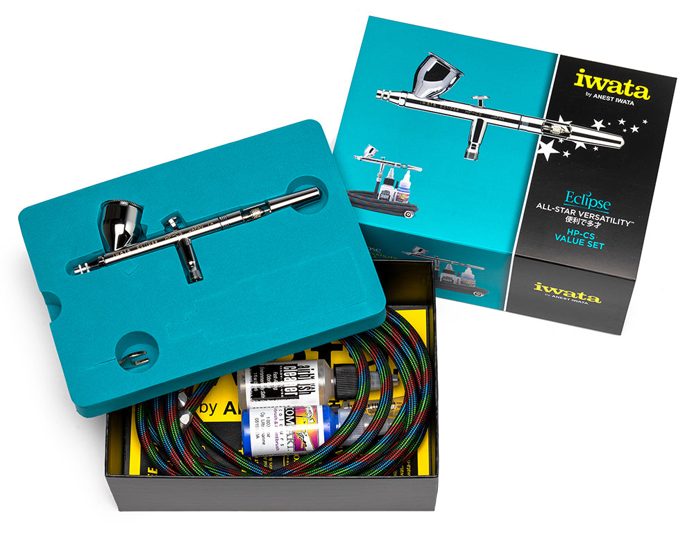 IWATA Eclipse HP-CS Value Airbrush Set