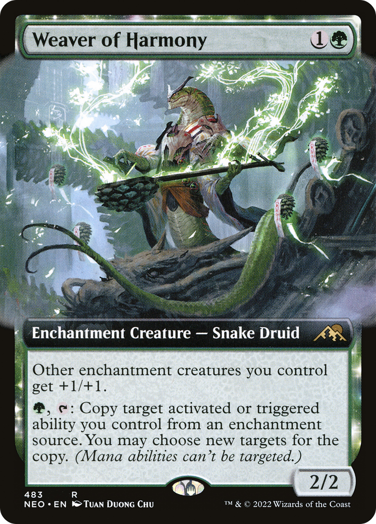 Weaver of Harmony (NEO-483) - : (Extended Art, enchantment)