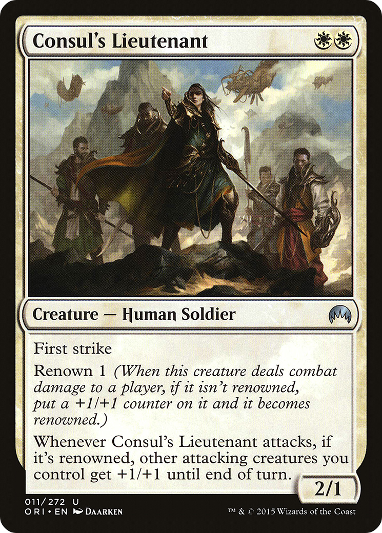 Consul's Lieutenant (ORI-011) -  Foil