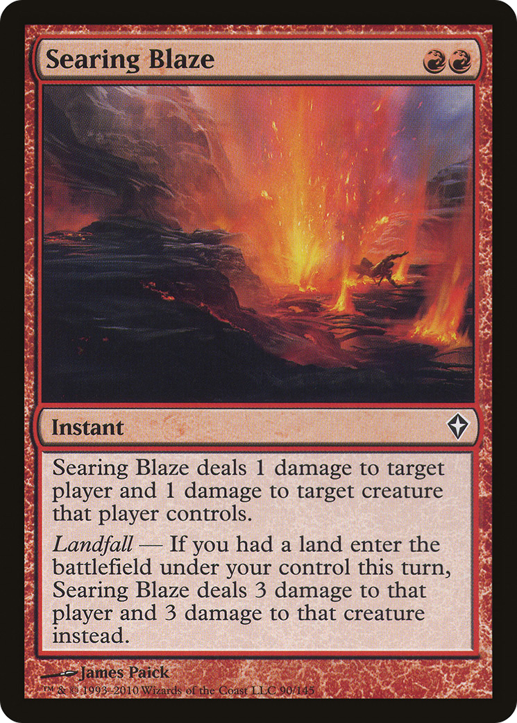 Searing Blaze (WWK-090) -  Foil