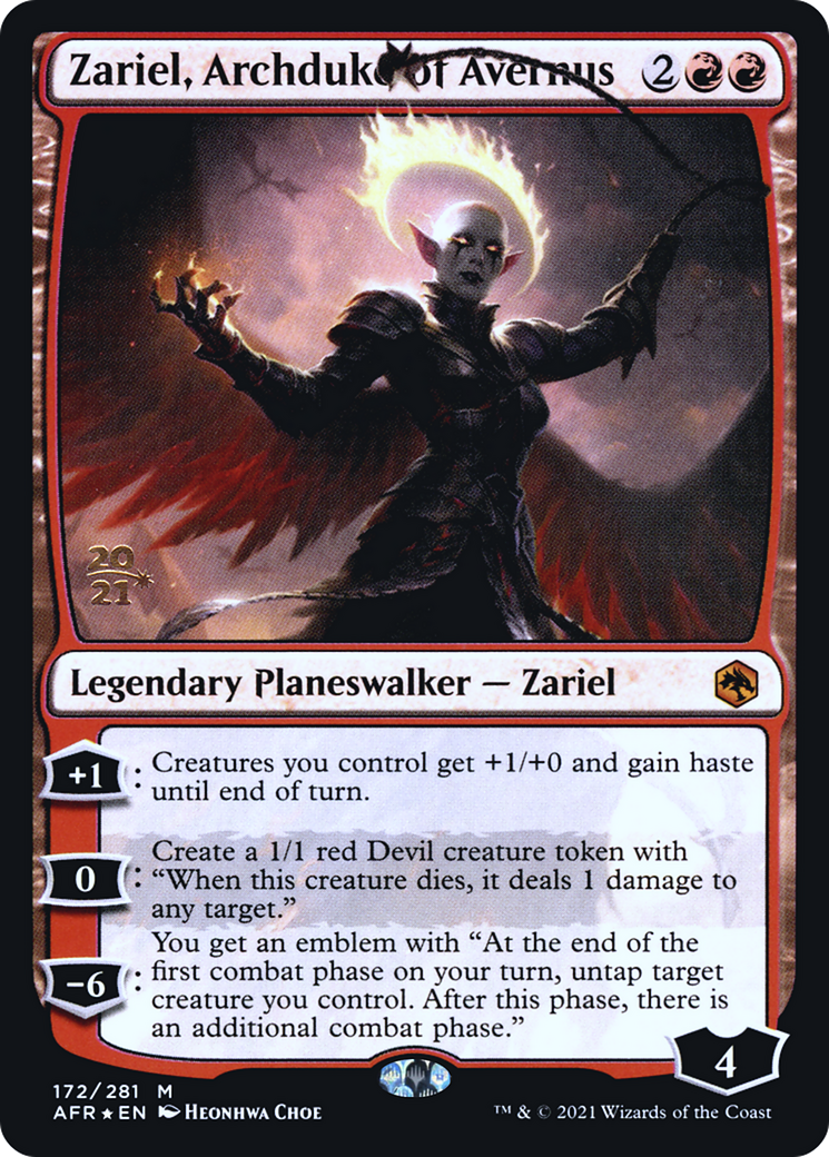 Zariel, Archduke of Avernus (PRE-172S) -  Foil