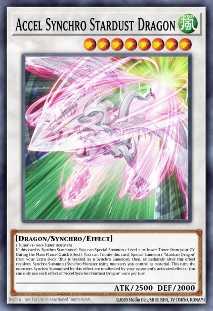 Accel Synchro Stardust Dragon (MAZE UR) - Near Mint