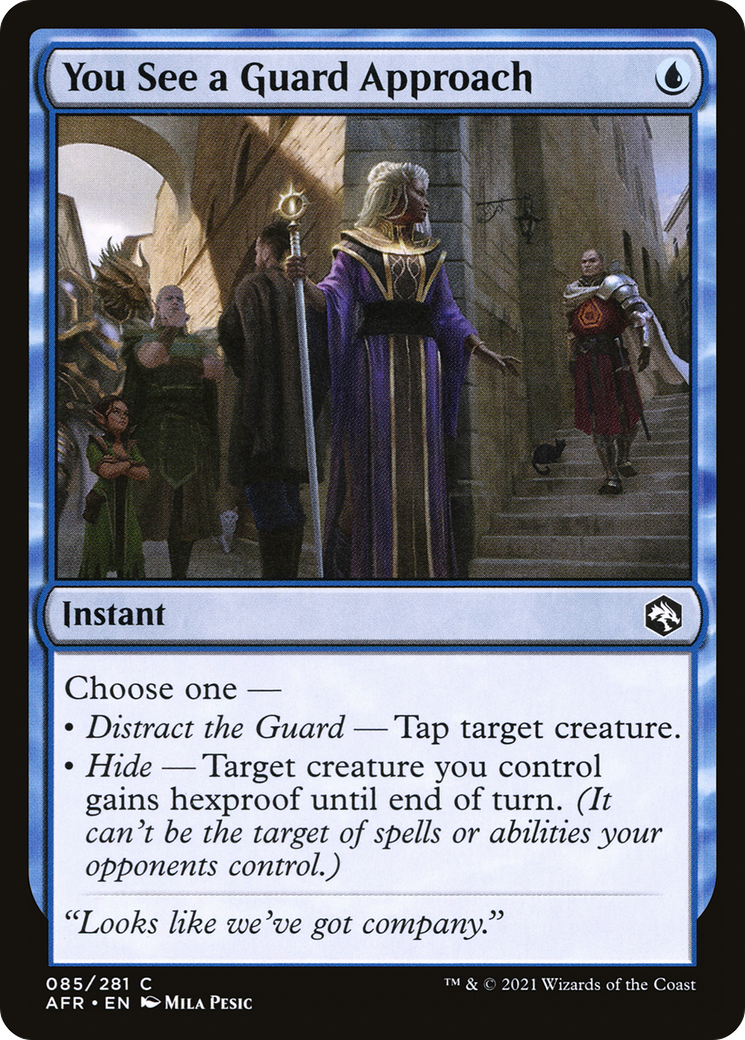 You See a Guard Approach (AFR-085) -  Foil