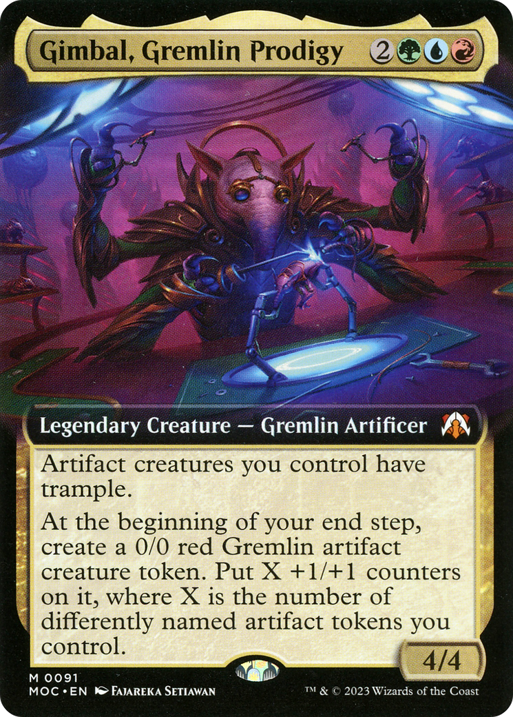 Gimbal, Gremlin Prodigy (MOC-091) - : (Extended Art) Foil