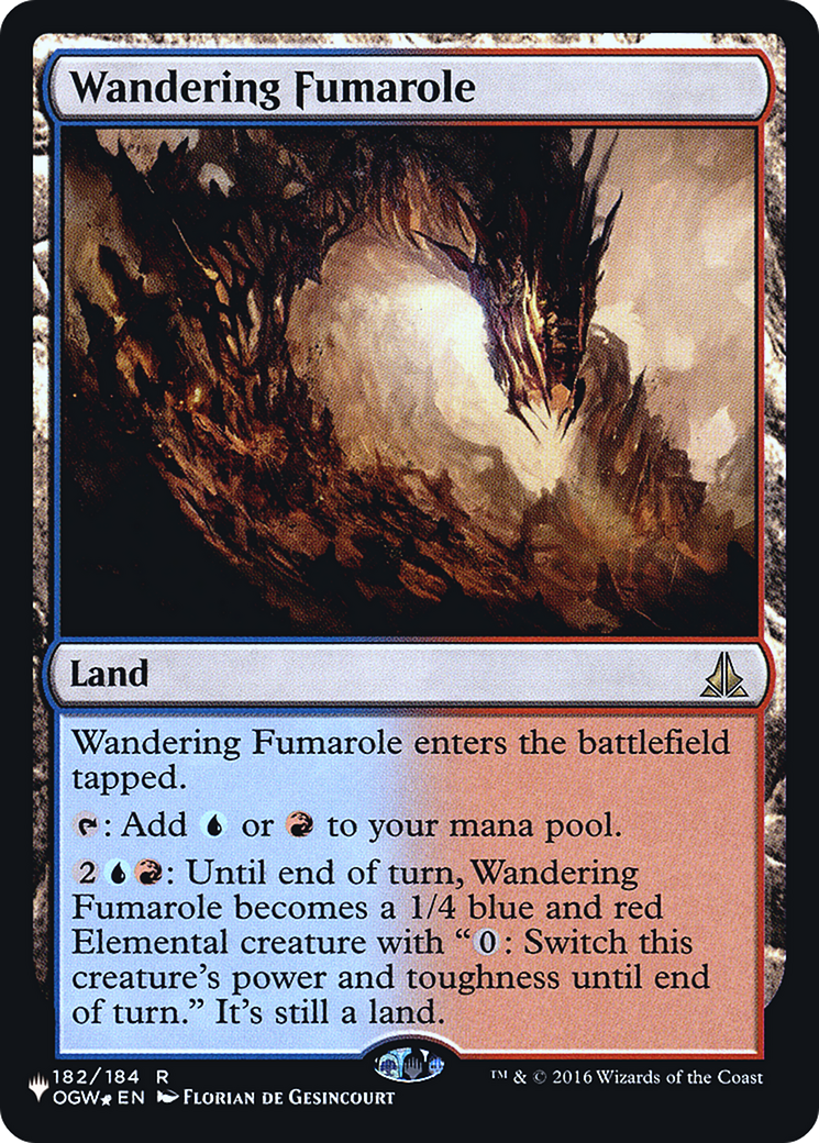 Wandering Fumarole (LIST-OGW-182) -  Foil