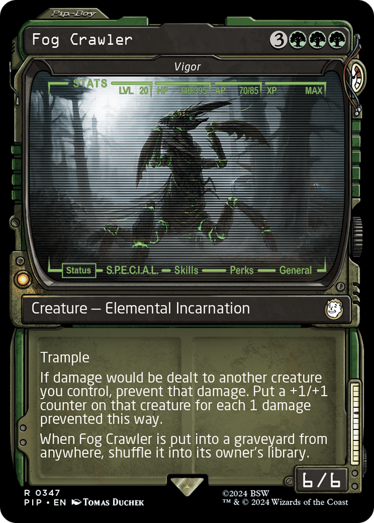 Vigor (PIP-347) -  / Fog Crawler: (Showcase) Foil