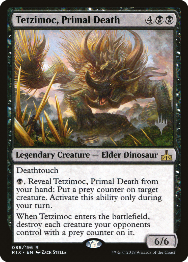 Tetzimoc, Primal Death (PPM20-86P) -  Foil