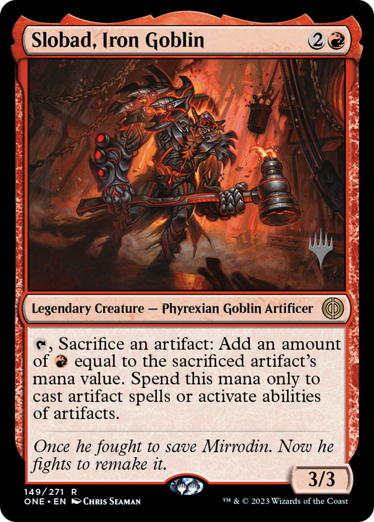 Slobad, Iron Goblin (PPONE-149P) -  Foil