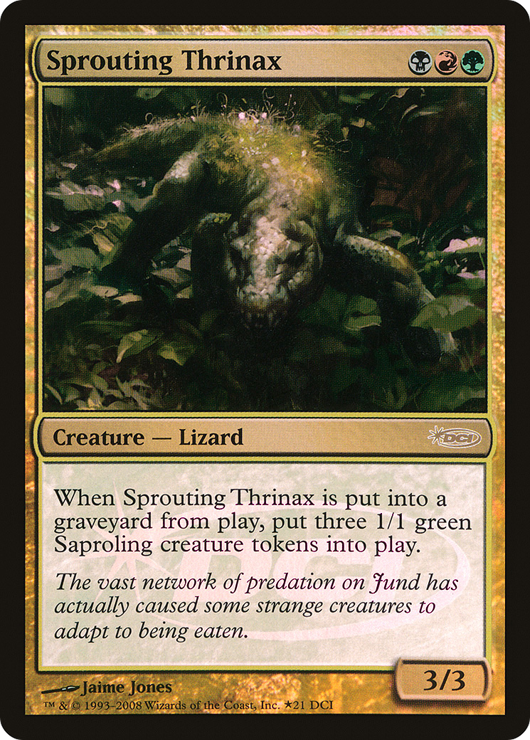 Sprouting Thrinax (WPN-021) -  Foil