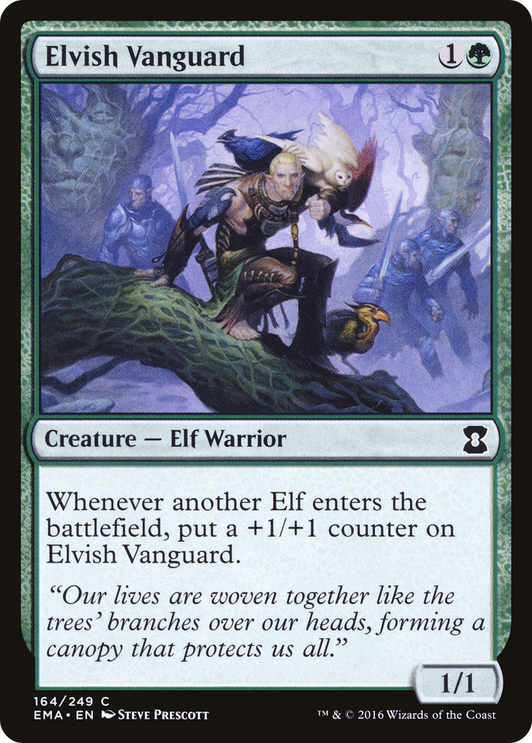 Elvish Vanguard (EMA-164) -  Foil