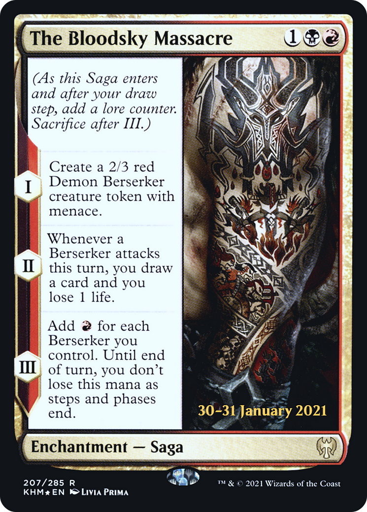 The Bloodsky Massacre (PRE-207S) -  Foil