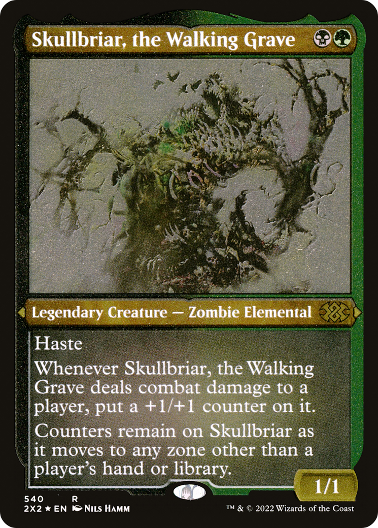 Skullbriar, the Walking Grave (2X2-540) -  Etched Foil