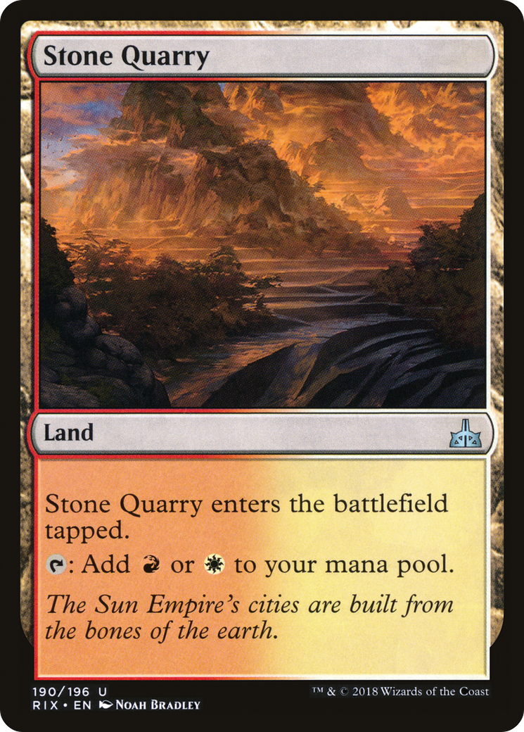 Stone Quarry (RIX-190) -  Foil