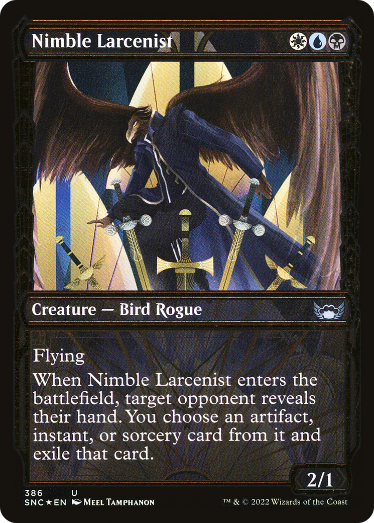 Nimble Larcenist (SNC-386) - : (Showcase) Foil