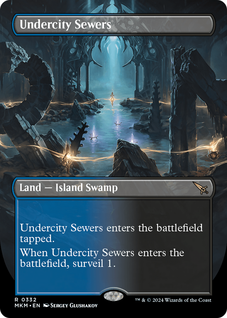 Undercity Sewers (MKM-332) -  (Borderless) Foil