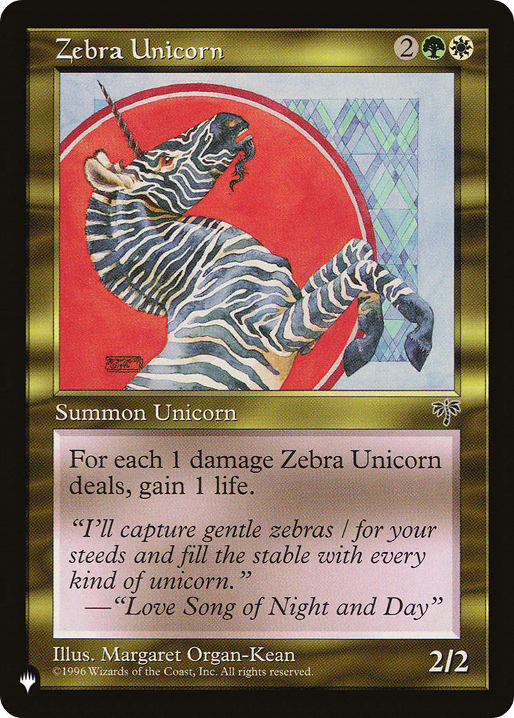 Zebra Unicorn (LIST-MIR-290) -