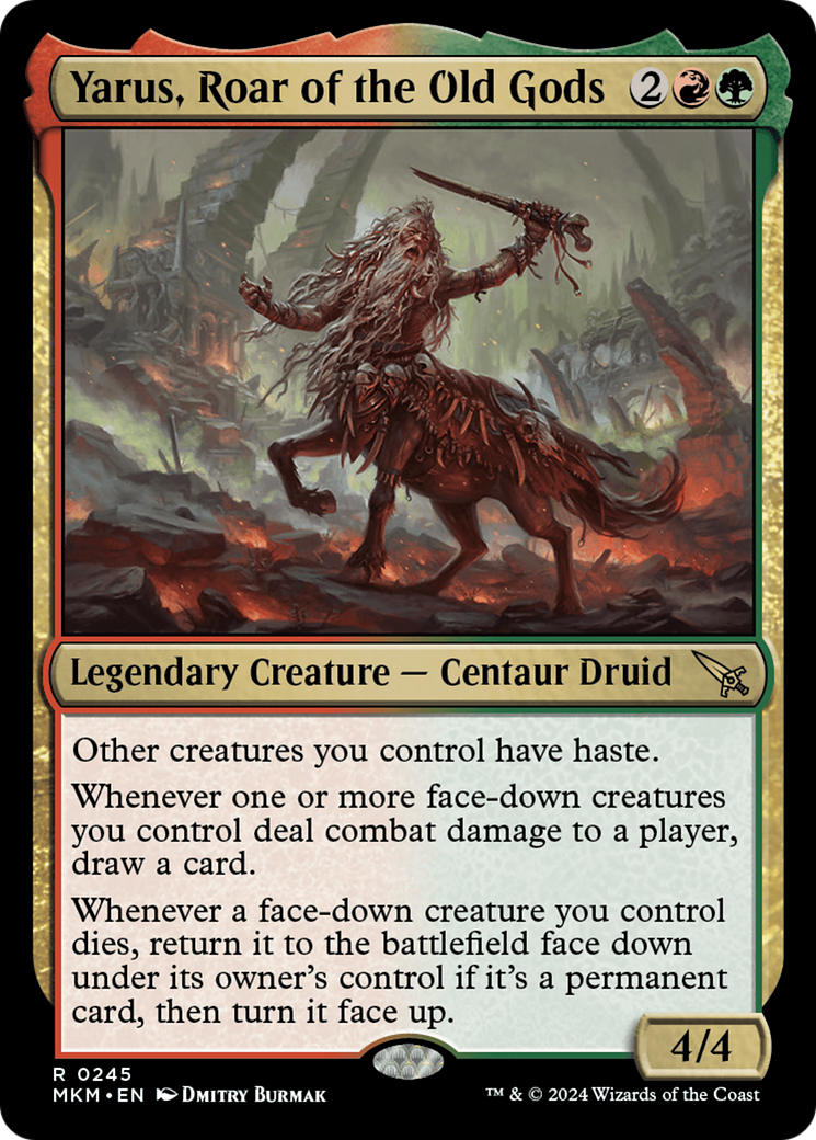 Yarus, Roar of the Old Gods (MKM-245) -  Foil