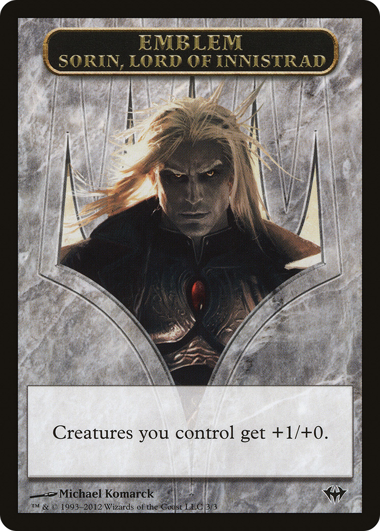 Sorin, Lord of Innistrad Emblem (DKA-003) -