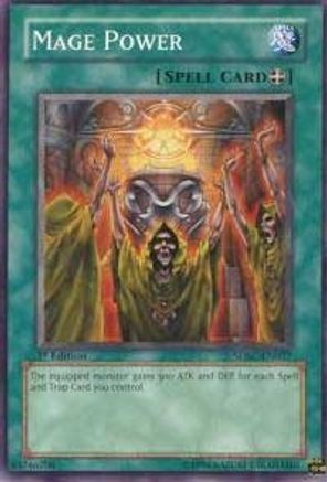 Mage Power (SDSC-EN027) - Structure Deck: Spellcaster's Command 1st Edition