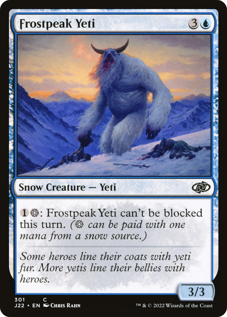 Frostpeak Yeti (J22-301) - : (snow)