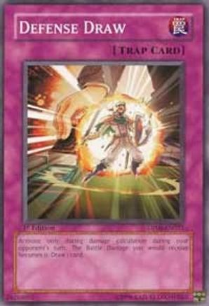 Defense Draw (DP08-EN023) - Duelist Pack 8: Yusei Fudo 1st Edition