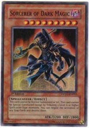 Sorcerer of Dark Magic (DPYG-EN010) - Duelist Pack: Yugi 1st Edition