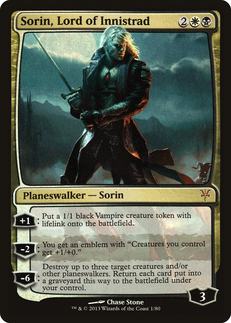 Sorin, Lord of Innistrad (DDK-001) -  Foil