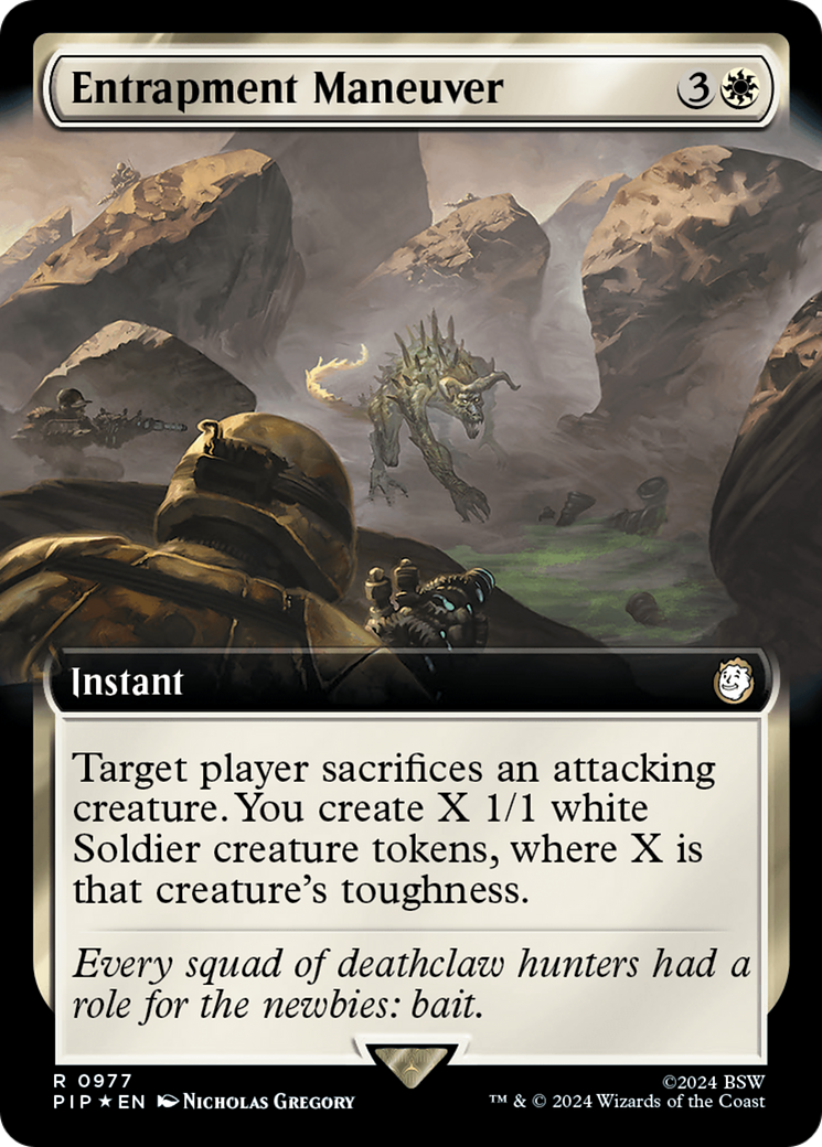 Entrapment Maneuver (PIP-977) - : (Extended Art) Foil