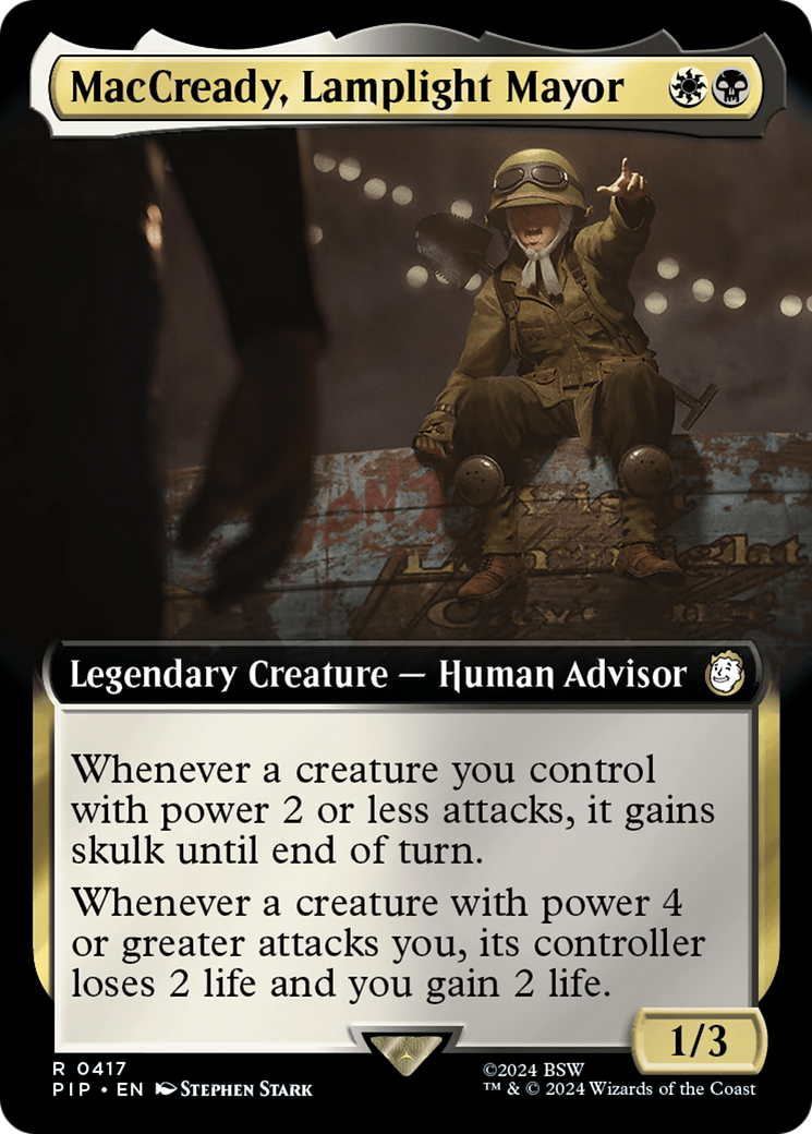 MacCready, Lamplight Mayor (PIP-417) - : (Extended Art) Foil