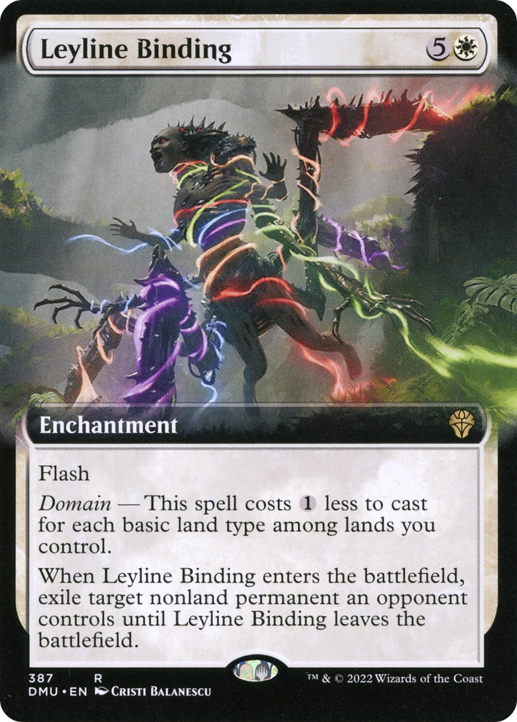 Leyline Binding (DMU-387) - : (Extended Art) Foil