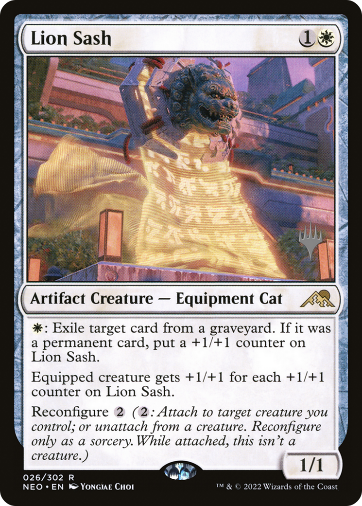 Lion Sash (PPNEO-26P) -  Foil