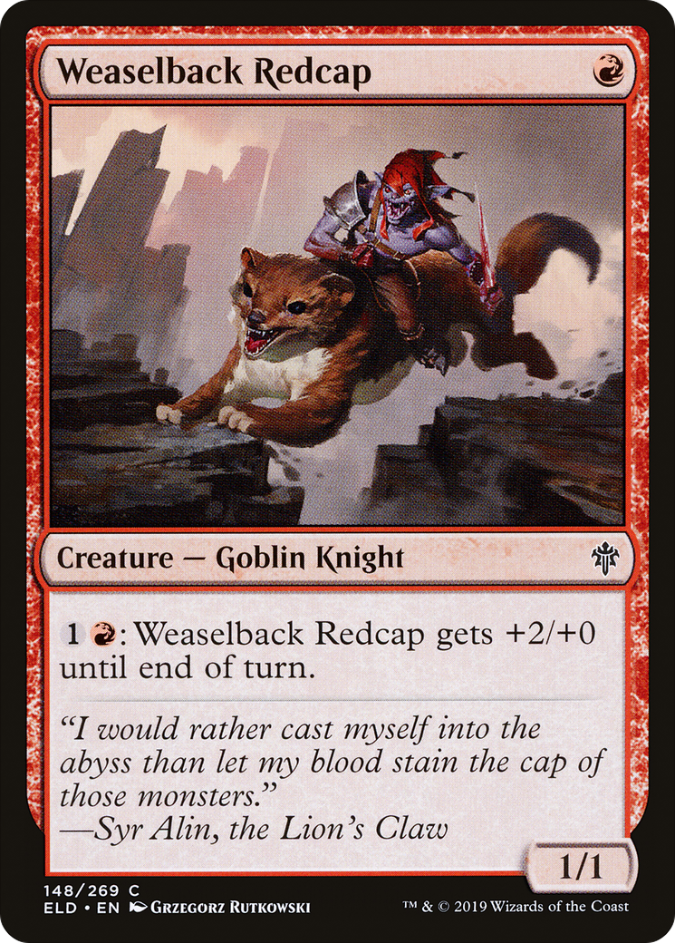 Weaselback Redcap (ELD-148) -  Foil