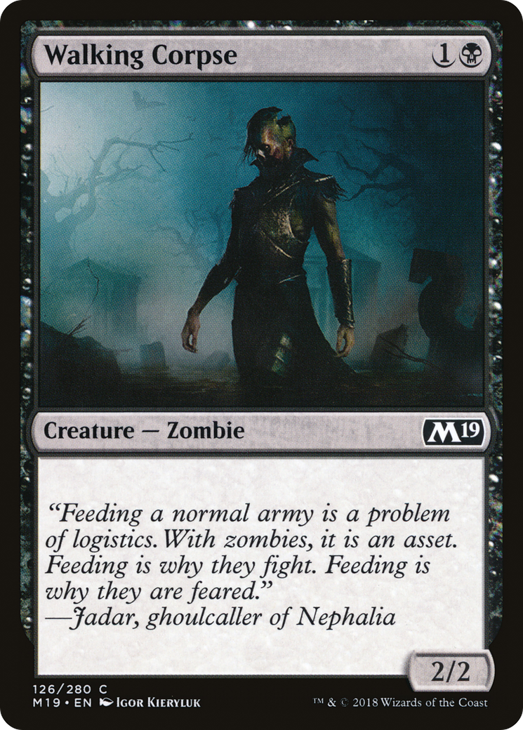 Walking Corpse (M19-126) -  Foil