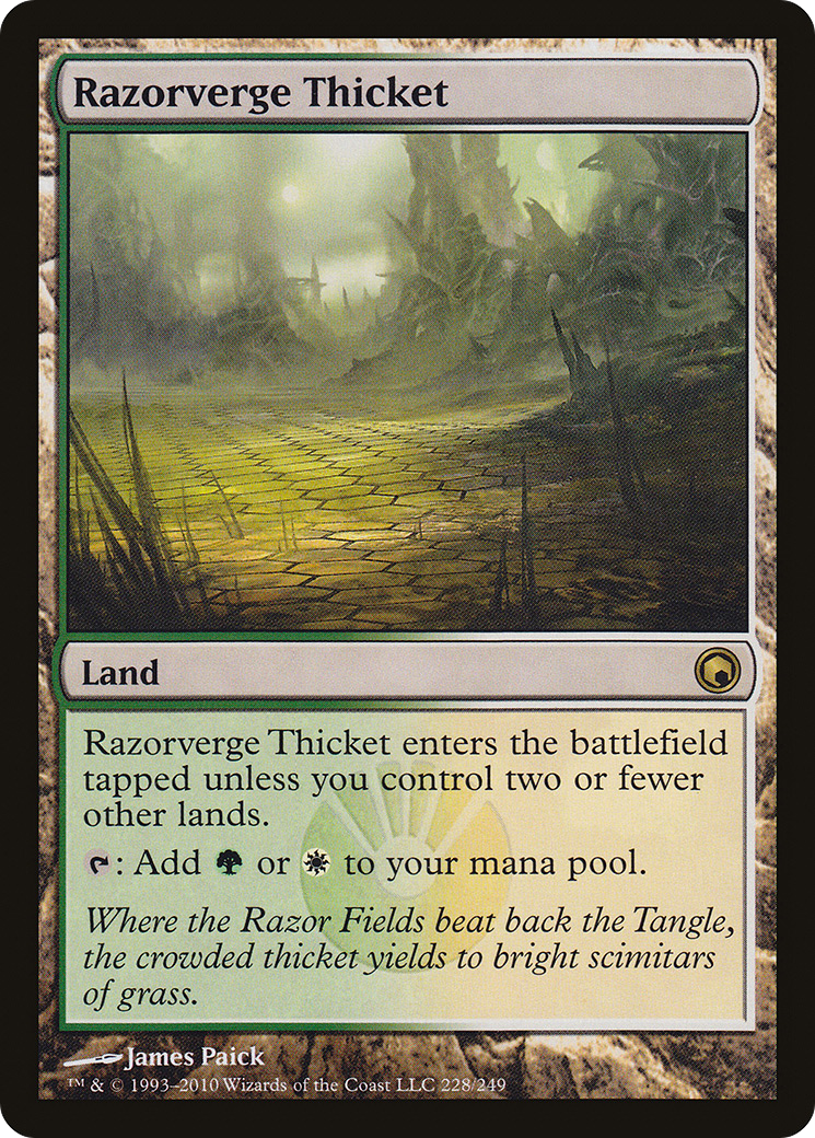 Razorverge Thicket (SOM-228) -  Foil