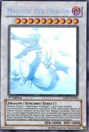 Majestic Red Dragon (Ghost Rare) (ABPF-EN040) - Absolute Powerforce 1st Edition