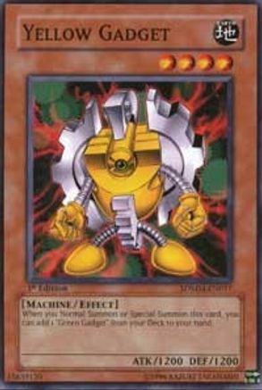 Yellow Gadget (SDMM-EN017) - Structure Deck: Machina Mayhem Unlimited