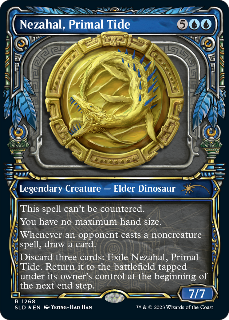 Nezahal, Primal Tide (SLD-1268) - : (Showcase) Foil