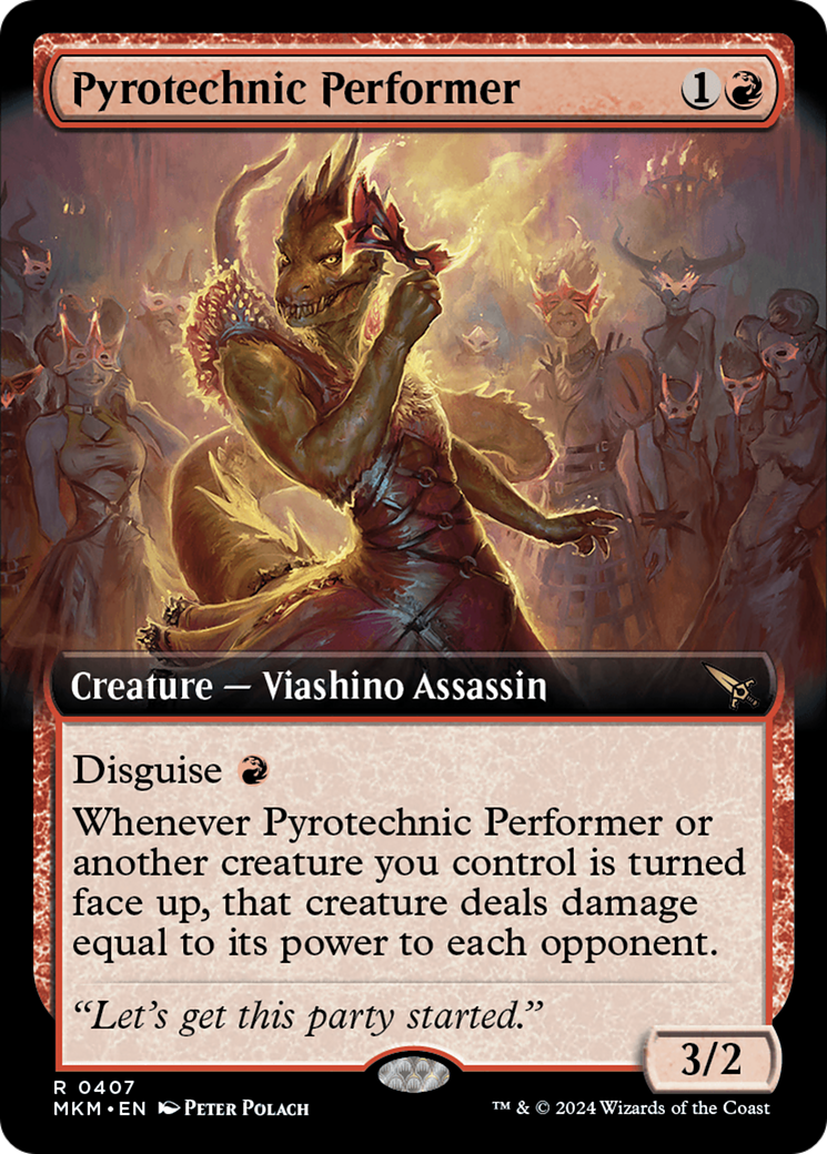 Pyrotechnic Performer (MKM-407) - : (Extended Art) Foil