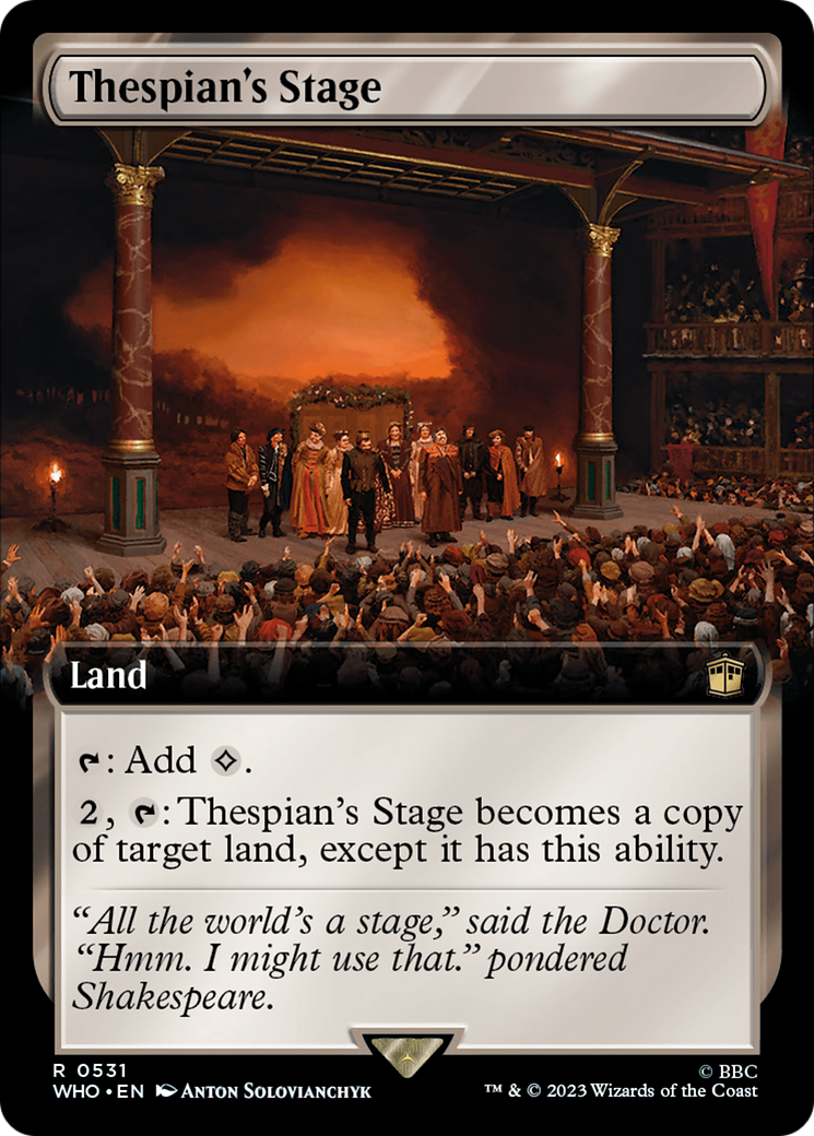 Thespian's Stage (WHO-531) - : (Extended Art) Foil