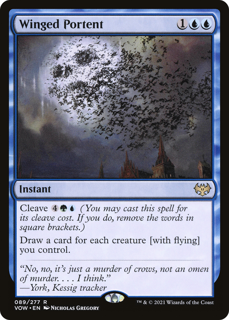 Winged Portent (VOW-089) -  Foil