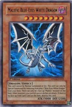 Malefic Blue-Eyes White Dragon (DPKB-EN023) - Duelist Pack: Kaiba 1st Edition