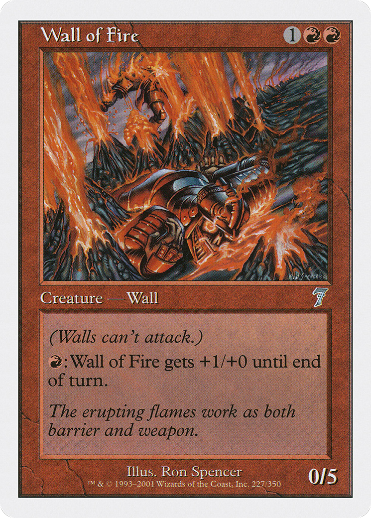 Wall of Fire (7ED-227) -