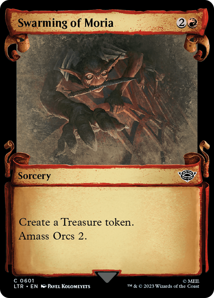 Swarming of Moria (LTR-601) - : (Showcase) Foil