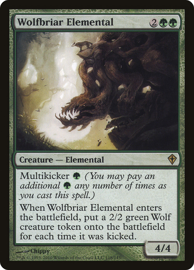 Wolfbriar Elemental (WWK-118) -  Foil