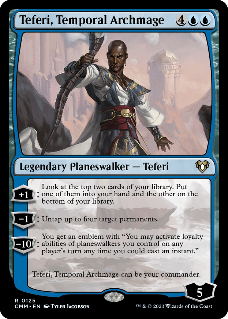 Teferi, Temporal Archmage (CMM-125) -