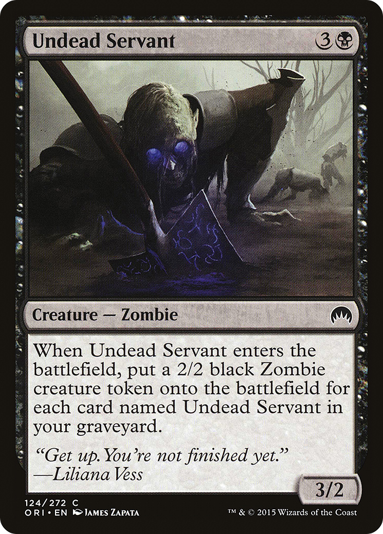 Undead Servant (ORI-124) -  Foil